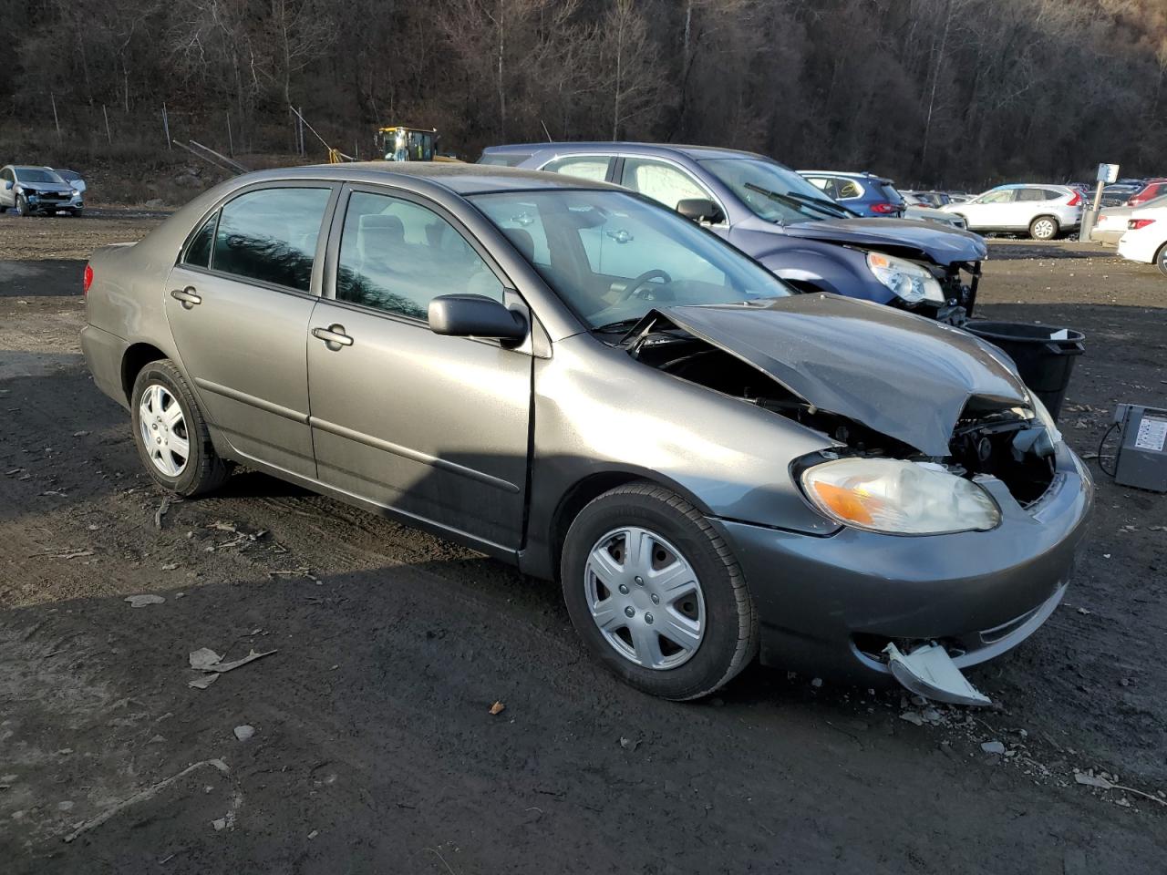2007 Toyota Corolla VIN 2T1BR30E47C763263 Copart auction photo, front end damage thumbnail 4