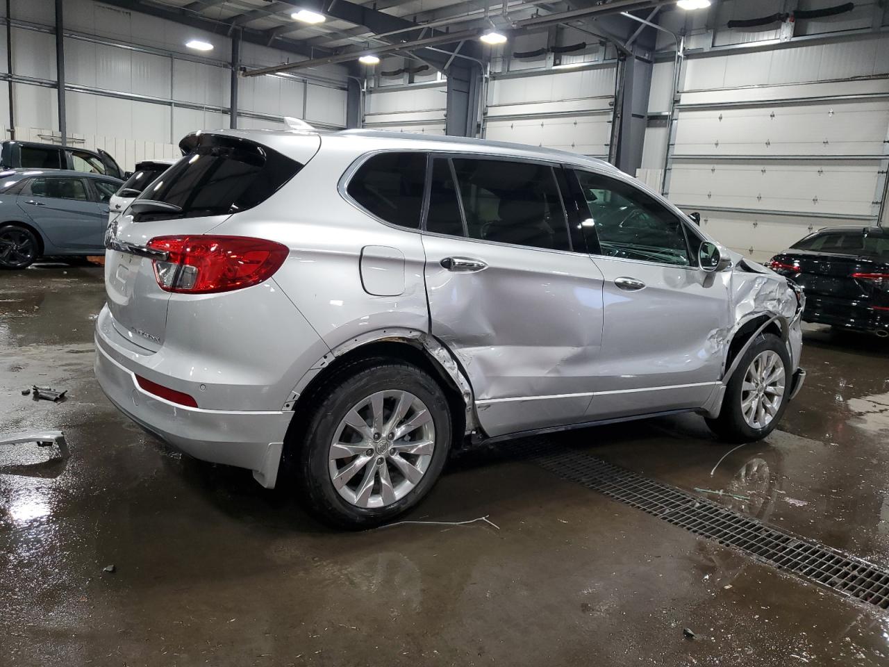 2017 Buick Envision VIN LRBFXBSA9HD047408 Copart auction photo, front end / side damage thumbnail 3