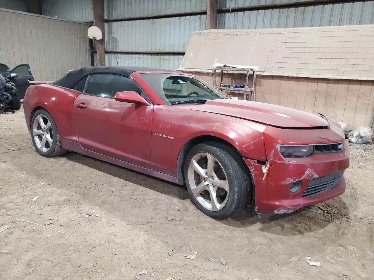 2014 Chevrolet Camaro VIN 2G1FB3D35E9324478 Copart auction photo, front end / undercarriage damage thumbnail 4