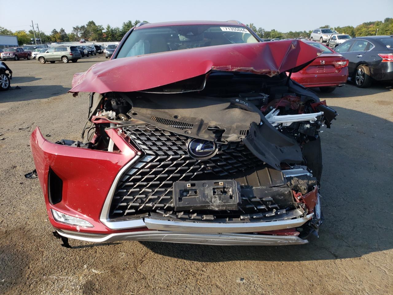 2022 Lexus RX VIN 2T2HGMDA1NC087070 Copart auction photo, all over damage thumbnail 5