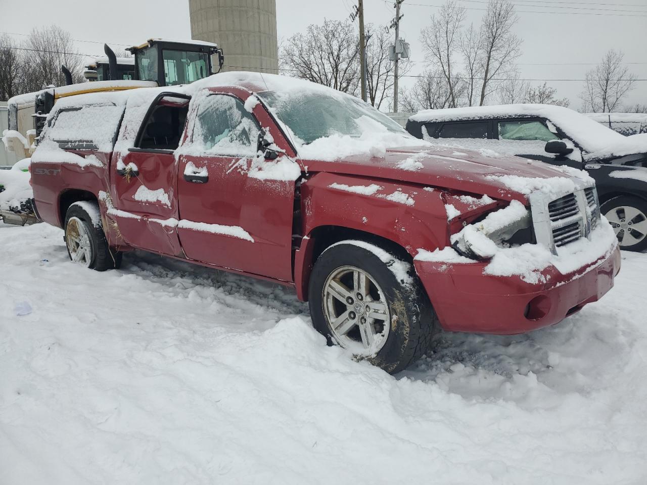 2007 Dodge Dakota VIN 1D7HW28K57S270526 Copart auction photo, all over damage thumbnail 4