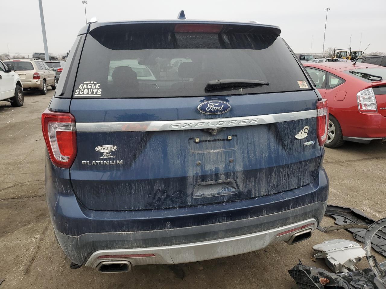 2017 Ford Explorer VIN 1FM5K8HTXHGD23452 Copart auction photo, front end damage thumbnail 6