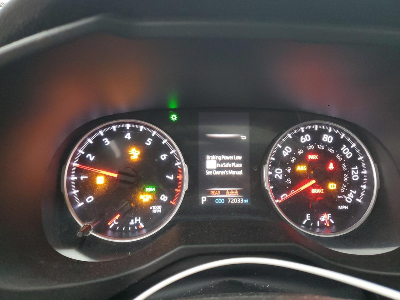 2019 Toyota RAV 4 VIN 2T3P1RFV8KW039758 Copart auction photo, rear end / minor dent/scratches damage thumbnail 9