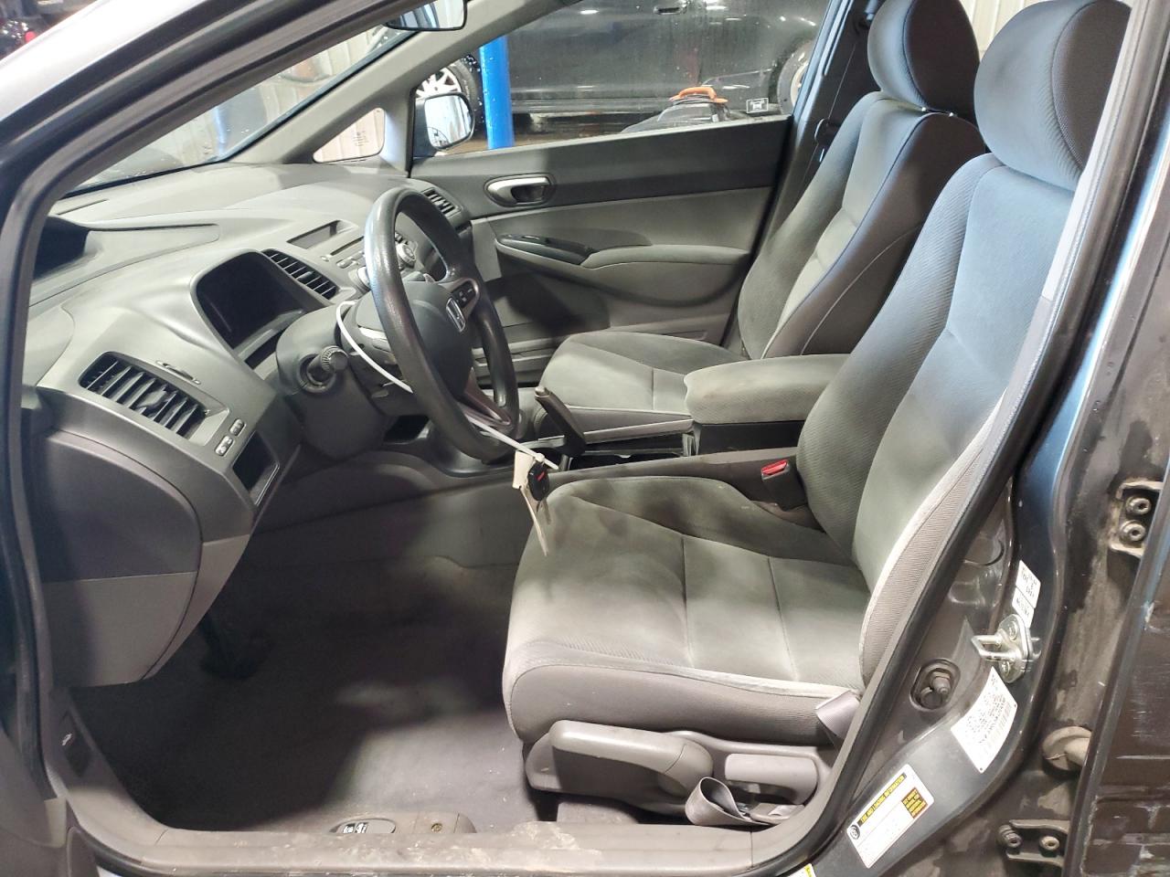 2009 Honda Civic VIN 2HGFA16539H313036 Copart auction photo, side / front end damage thumbnail 7