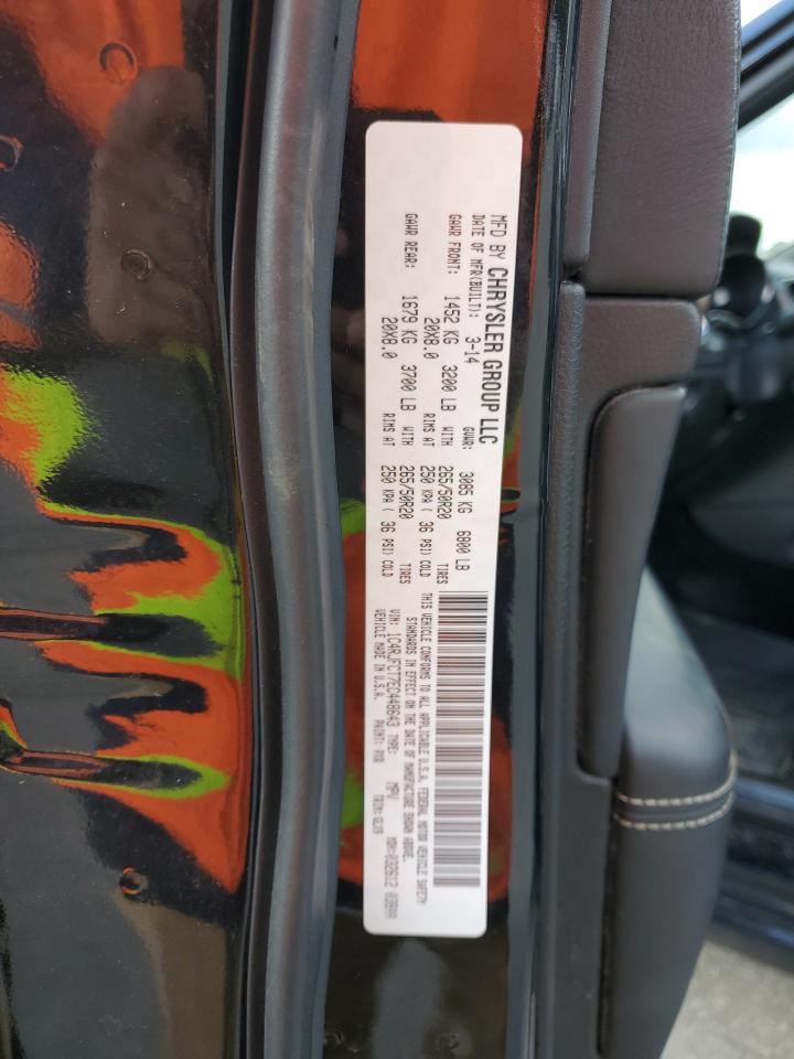 2014 Jeep Grand Cherokee VIN 1C4RJFCT7EC448643 Copart auction photo, rear end damage thumbnail 13