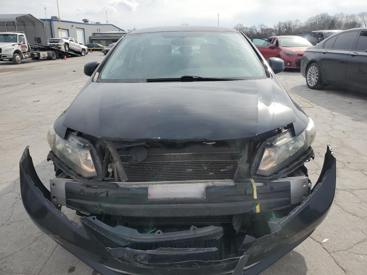 2013 Honda Civic VIN 19XFB2F57DE023453 Copart auction photo, front end damage thumbnail 5