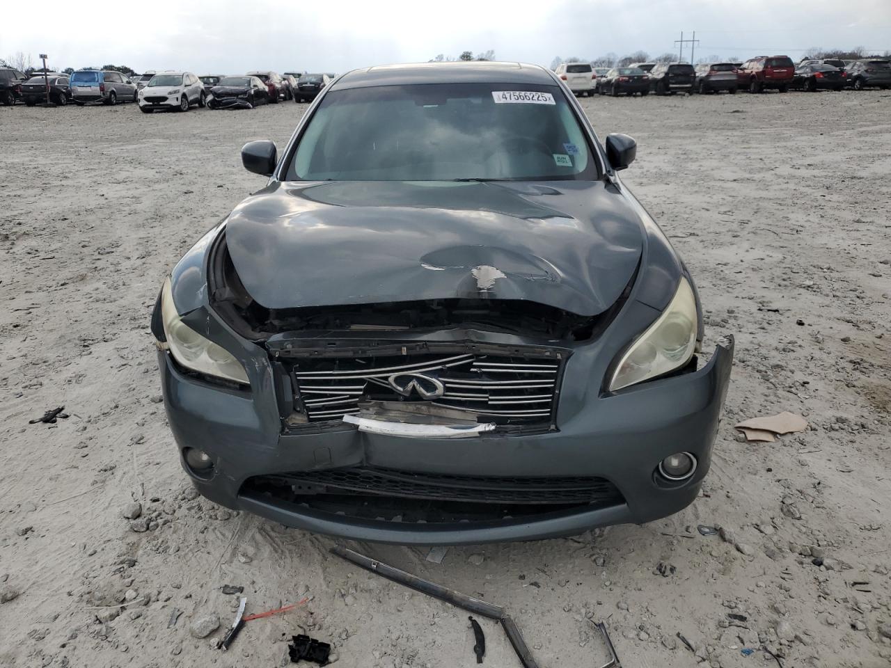 2012 Infiniti M VIN JN1BY1APXCM335754 Copart auction photo, front end damage thumbnail 5