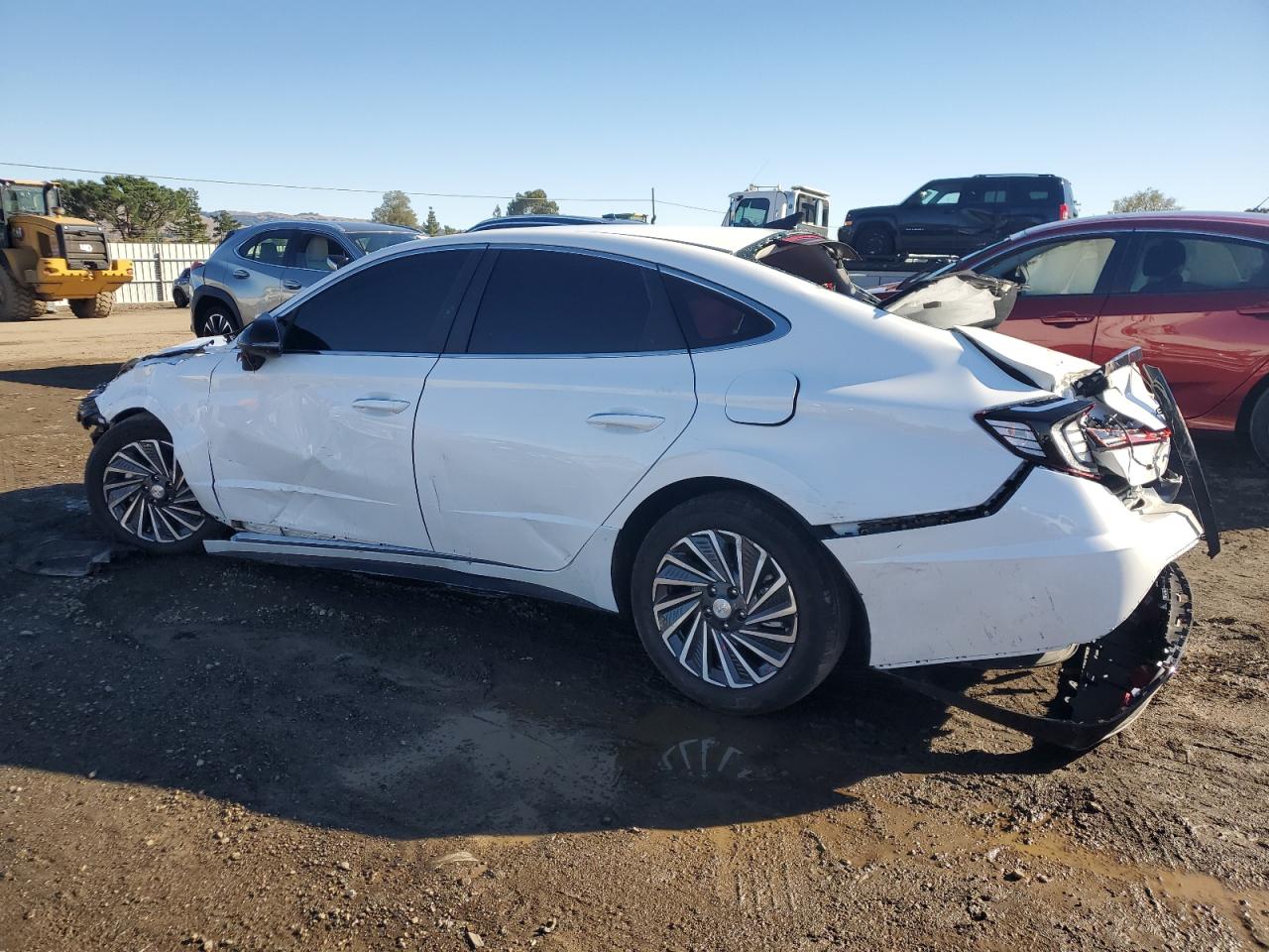 2023 Hyundai Sonata VIN KMHL34JJ0PA082525 Copart auction photo, all over damage thumbnail 2