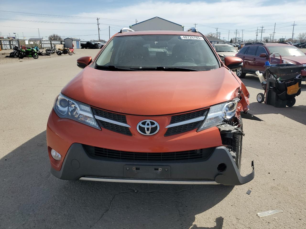 2015 Toyota RAV 4 VIN JTMRFREV6FJ018326 Copart auction photo, rear end / front end damage thumbnail 5