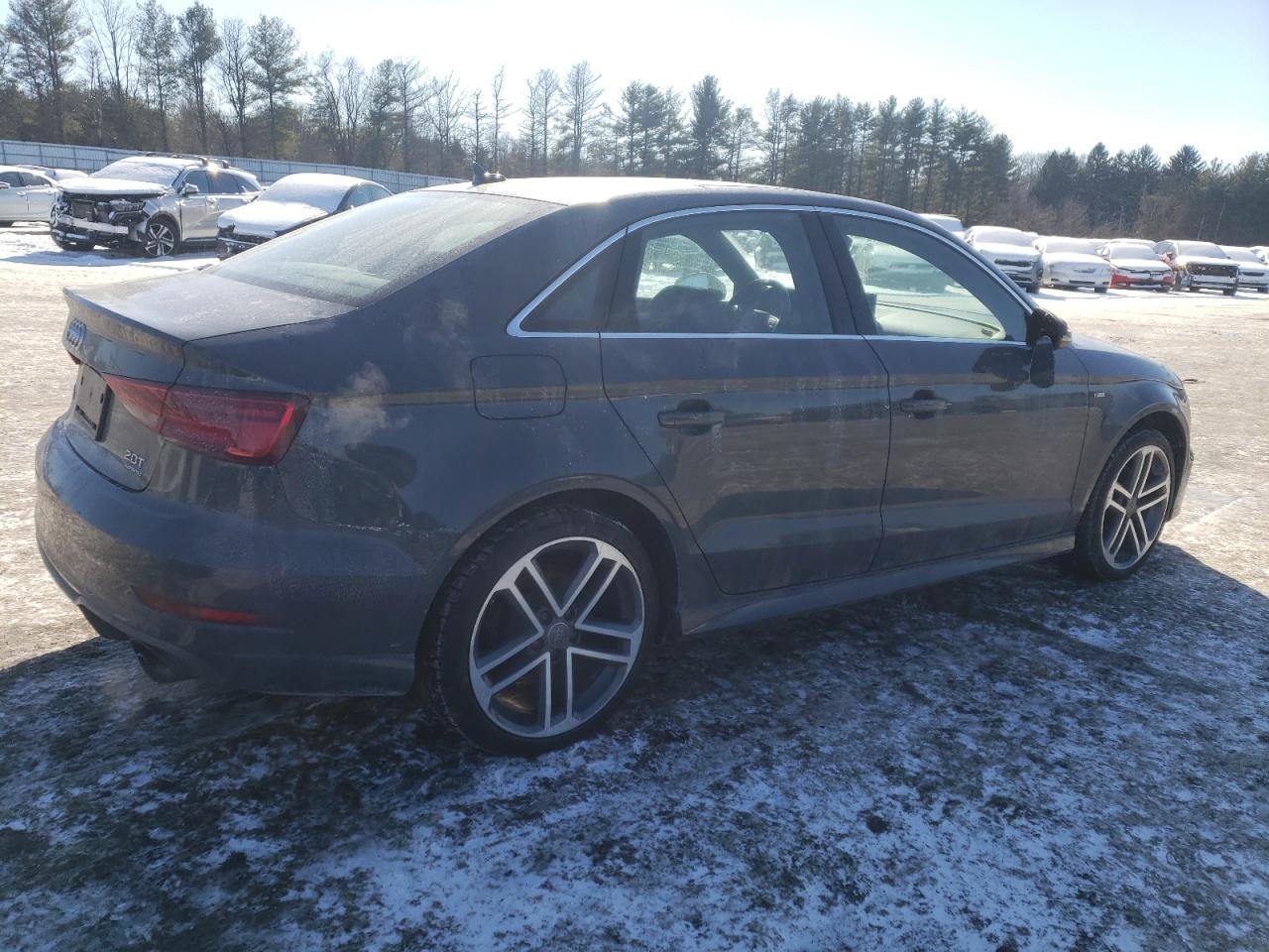 2017 Audi A3 VIN WAUJ8GFF2H1077683 Copart auction photo, side / minor dent/scratches damage thumbnail 3