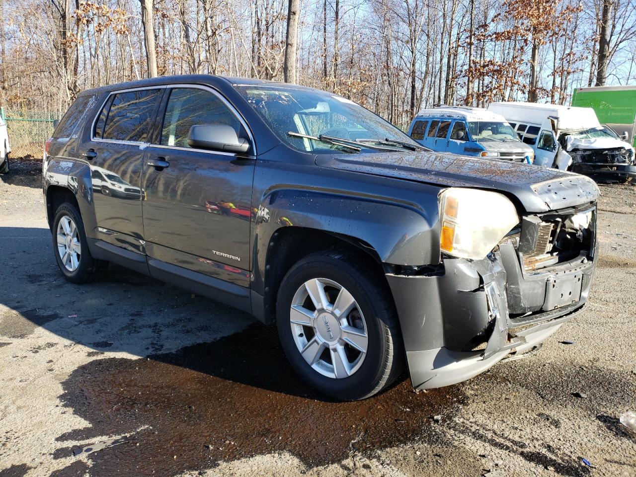 2011 GMC Terrain VIN 2CTFLREC4B6249361 Copart auction photo, front end / minor dent/scratches damage thumbnail 4