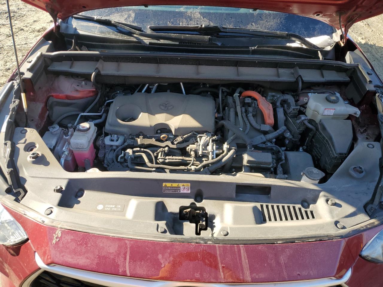 2020 Toyota Highlander VIN 5TDHBRCH4LS502286 Copart auction photo, front end / undercarriage damage thumbnail 12