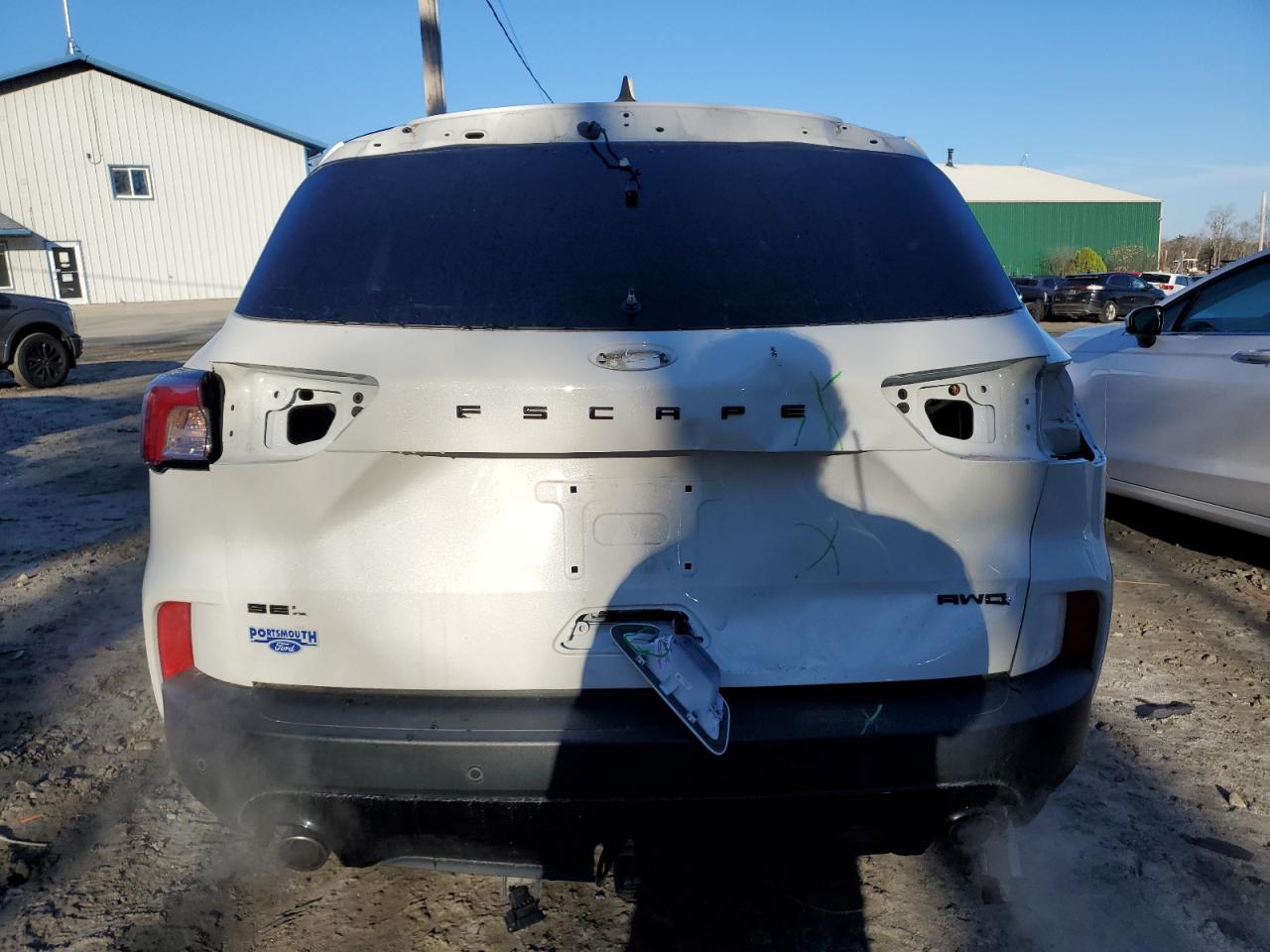 2021 Ford Escape VIN 1FMCU9H94MUB05210 Copart auction photo, rear end / minor dent/scratches damage thumbnail 6