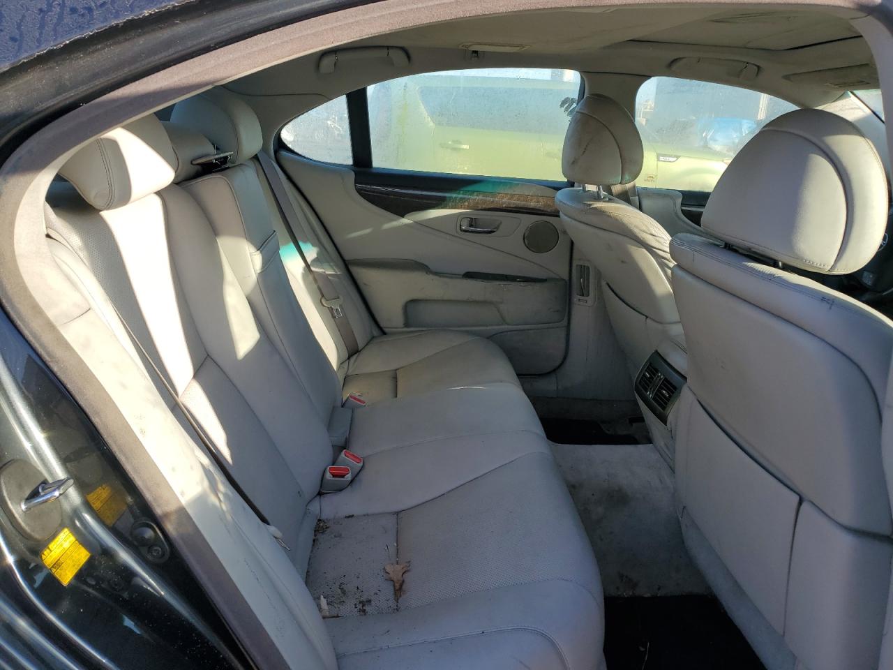 2007 Lexus LS VIN JTHBL46F075001860 Copart auction photo, rear end / front end damage thumbnail 10