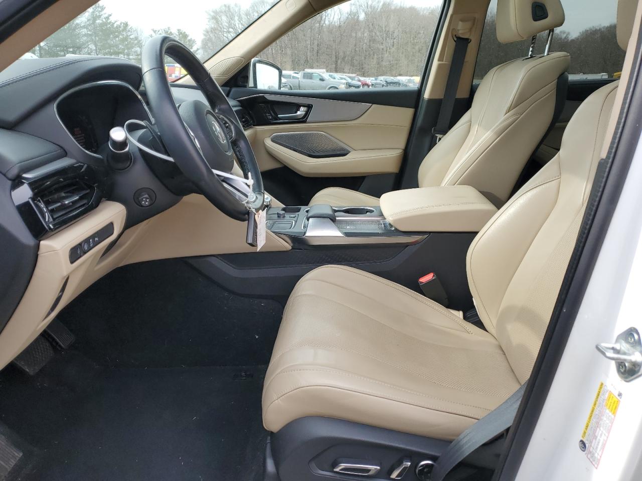 2022 Acura MDX VIN 5J8YE1H45NL043239 Copart auction photo, front end / undercarriage damage thumbnail 7