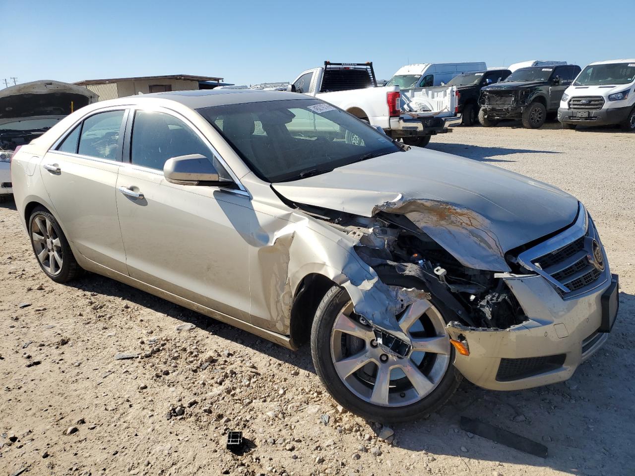 2014 Cadillac ATS VIN 1G6AB5RA0E0160882 Copart auction photo, front end / minor dent/scratches damage thumbnail 4