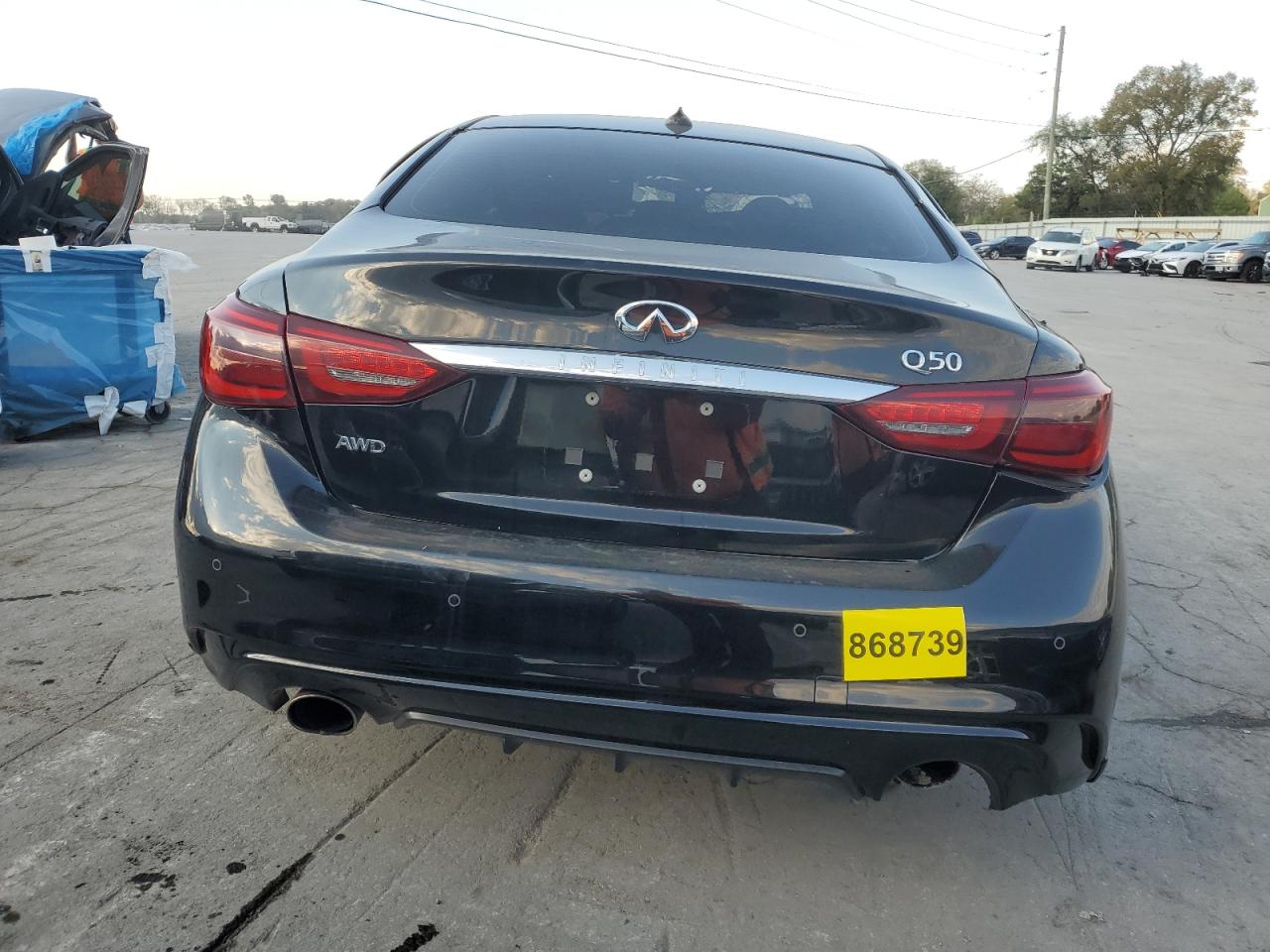 2020 Infiniti Q50 VIN JN1EV7AR5LM256728 Copart auction photo, biohazard/chemical / all over damage thumbnail 6
