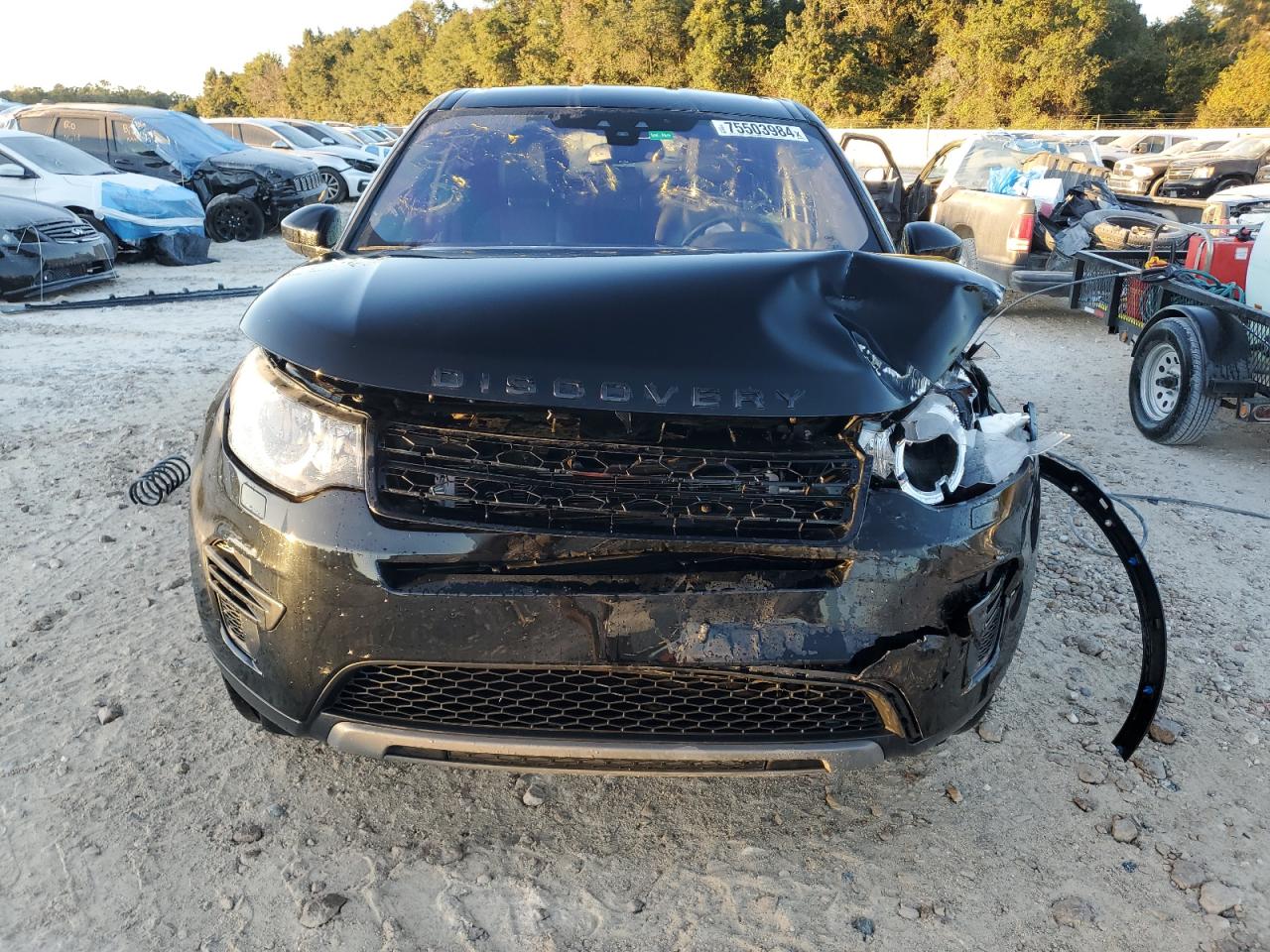 2019 Land Rover Discovery VIN SALCP2FXXKH792745 Copart auction photo, front end damage thumbnail 5