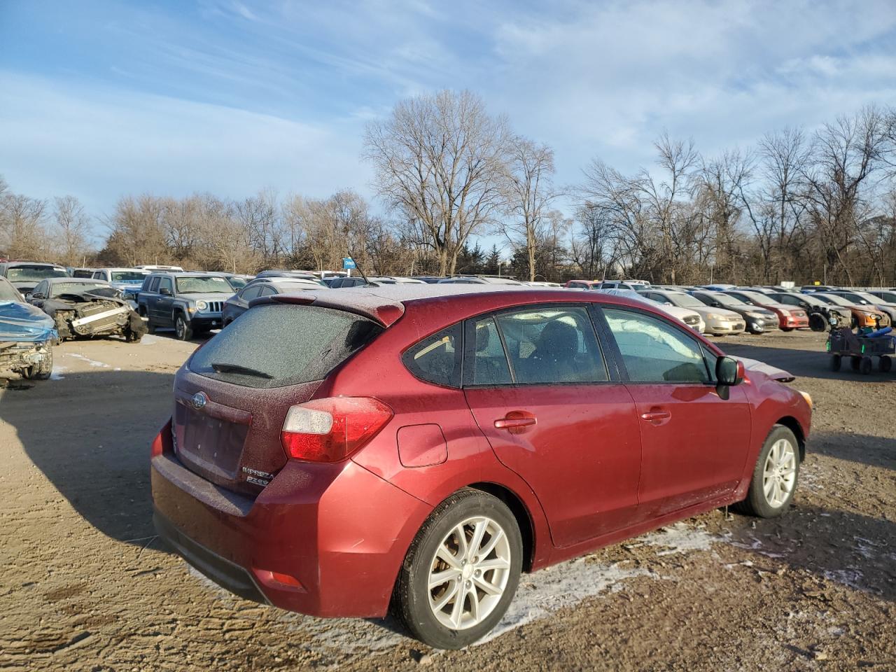 2014 Subaru Impreza VIN JF1GPAC64EH339813 Copart auction photo, front end damage thumbnail 3