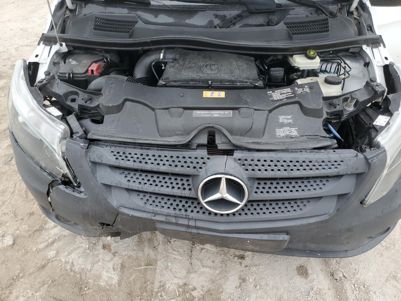 2017 Mercedes-Benz Metris VIN WD3PG2EA0H3262385 Copart auction photo, front end / replaced vin damage thumbnail 12