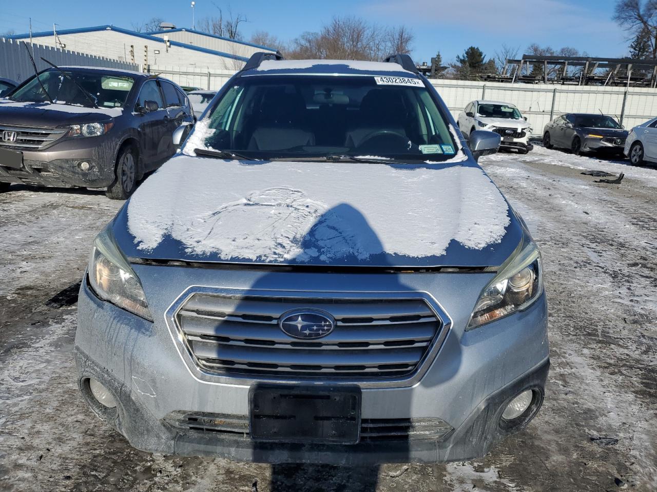 2016 Subaru Outback VIN 4S4BSACC1G3348831 Copart auction photo, front end / side damage thumbnail 5
