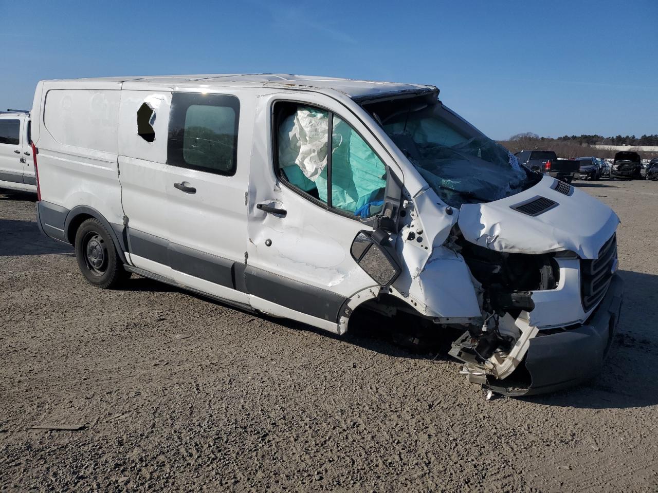 2016 Ford Transit VIN 1FTYE1ZM1GKA05366 Copart auction photo, rollover damage thumbnail 4