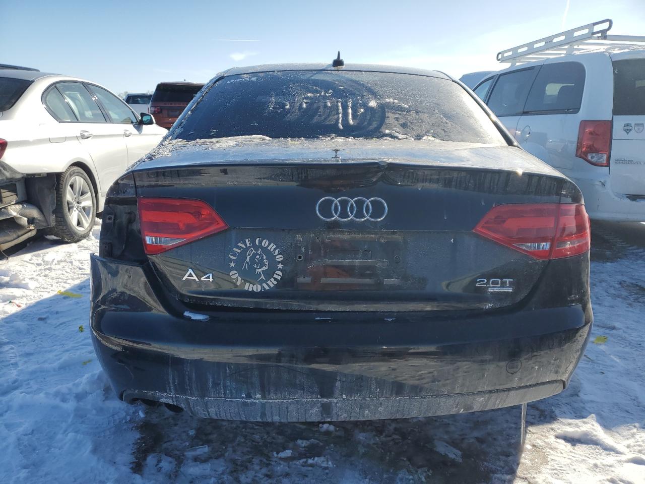 2009 Audi A4 VIN WAULF78K29N064659 Copart auction photo, rear end damage thumbnail 6