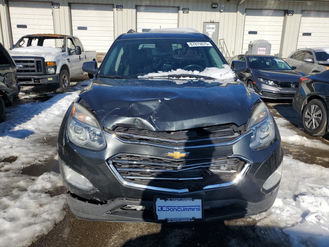 2017 Chevrolet Equinox VIN 2GNALCEK6H1532044 Copart auction photo, front end damage thumbnail 5