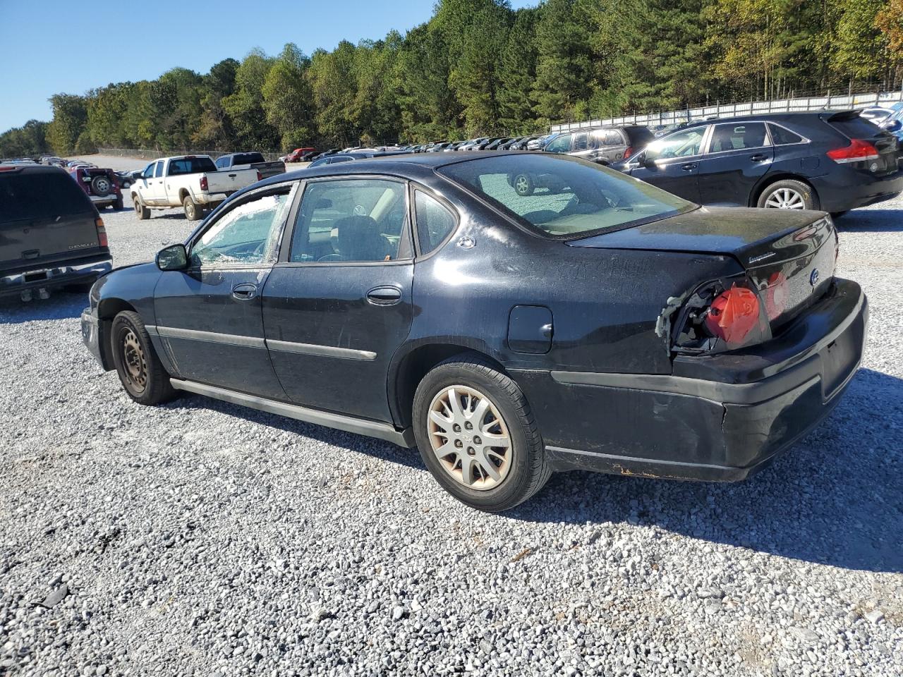 2004 Chevrolet Impala VIN 2G1WF55E149212744 Copart auction photo, front end / rear end damage thumbnail 2