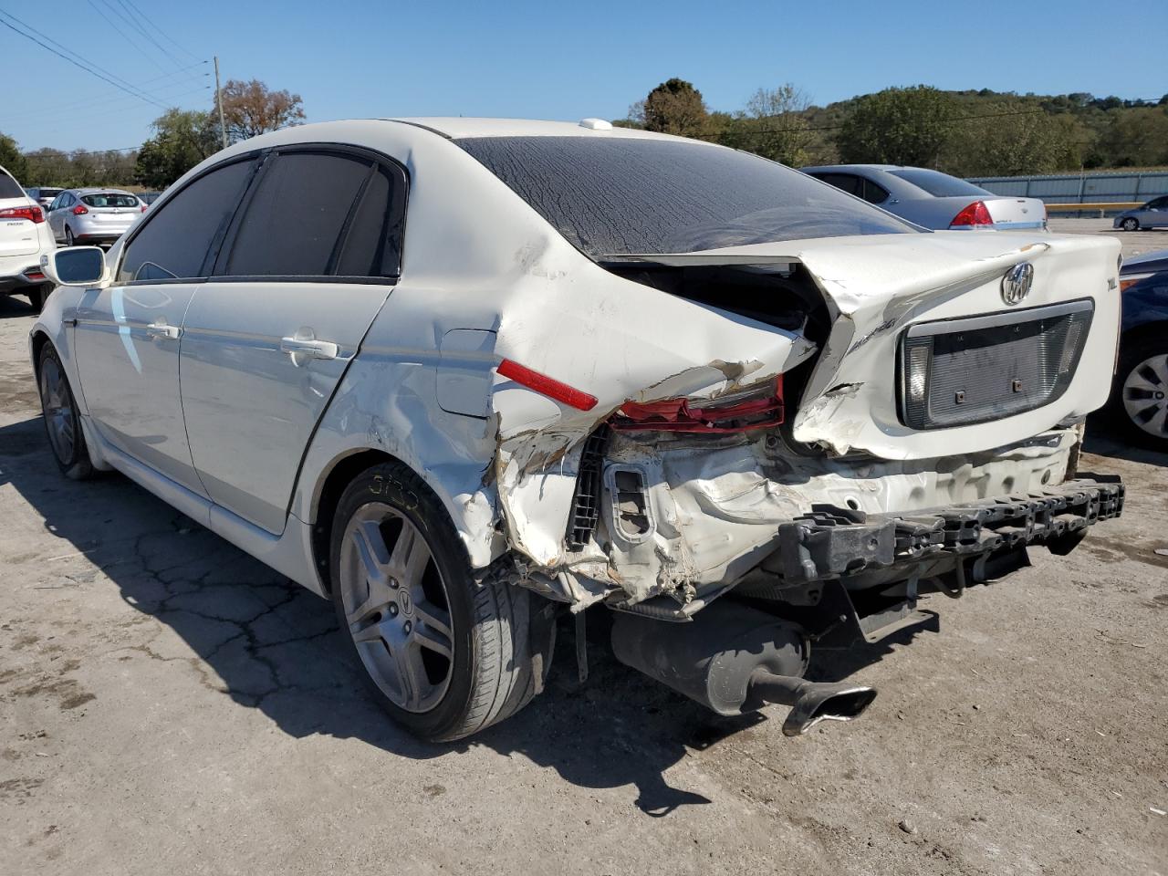 2007 Acura TL VIN 19UUA66297A045356 Copart auction photo, rear end / front end damage thumbnail 2