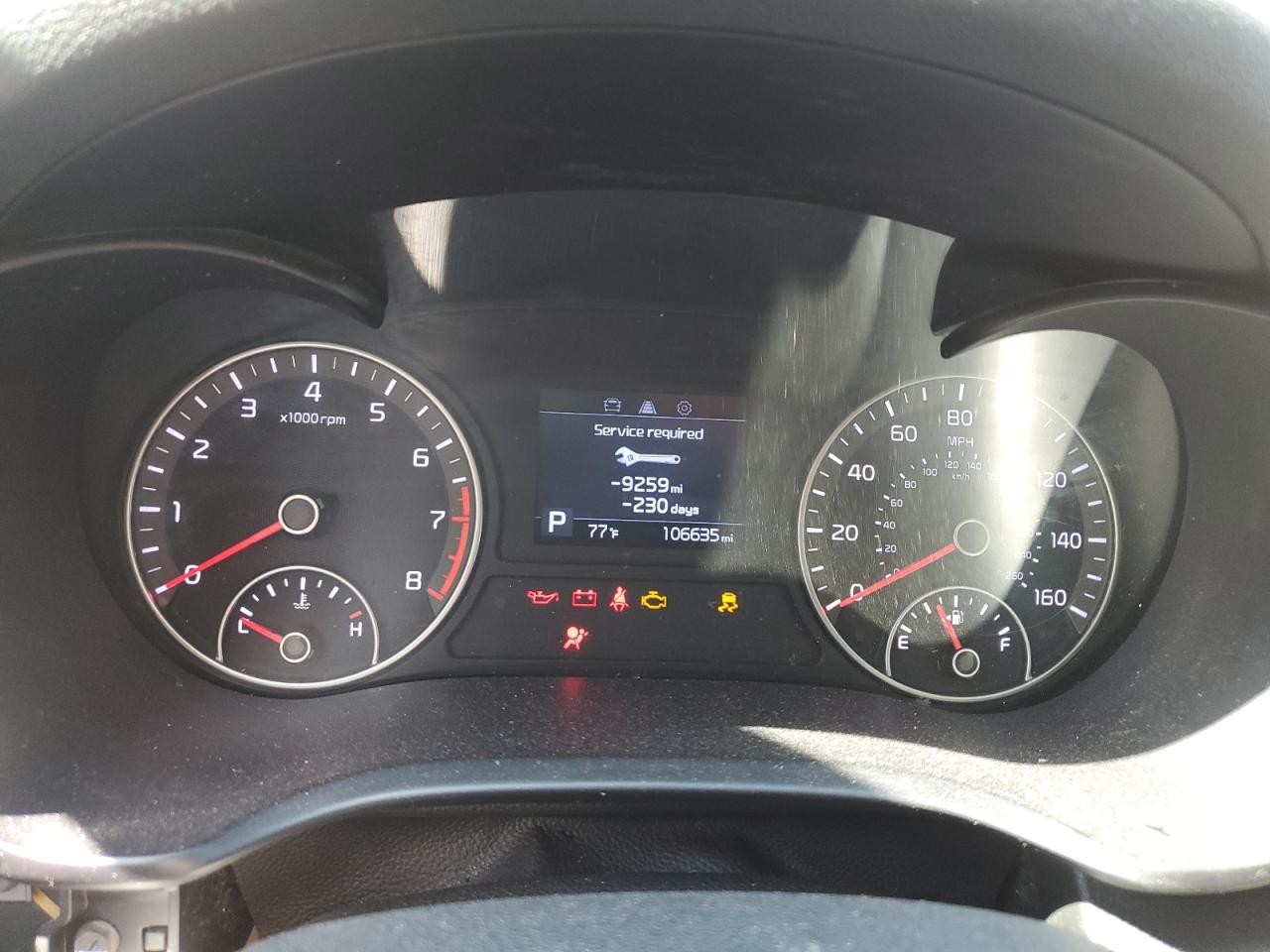 2019 KIA Optima VIN 5XXGT4L35KG376410 Copart auction photo, front end damage thumbnail 9