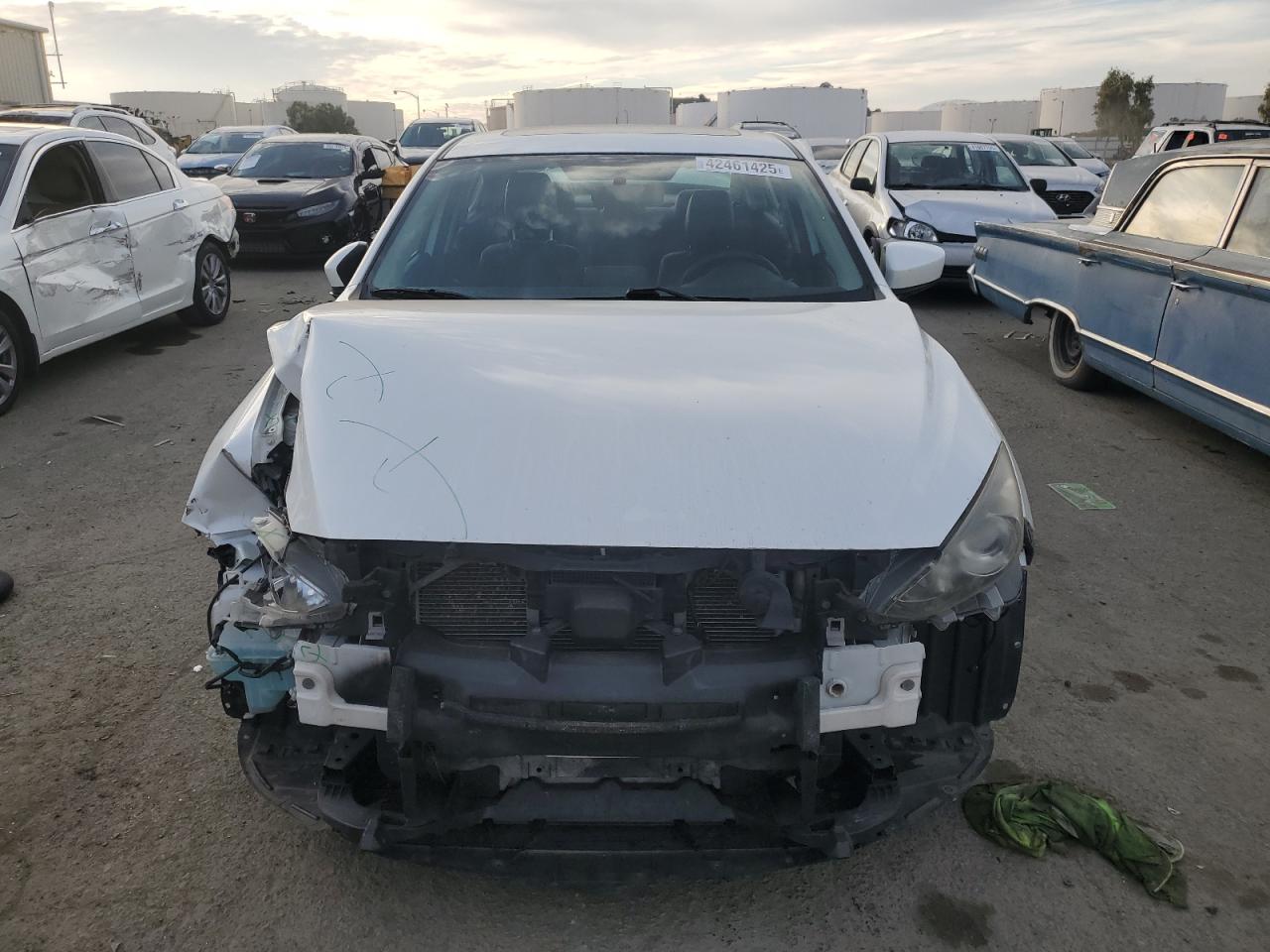 2015 Mazda 3 VIN JM1BM1W78F1225079 Copart auction photo, front end damage thumbnail 5