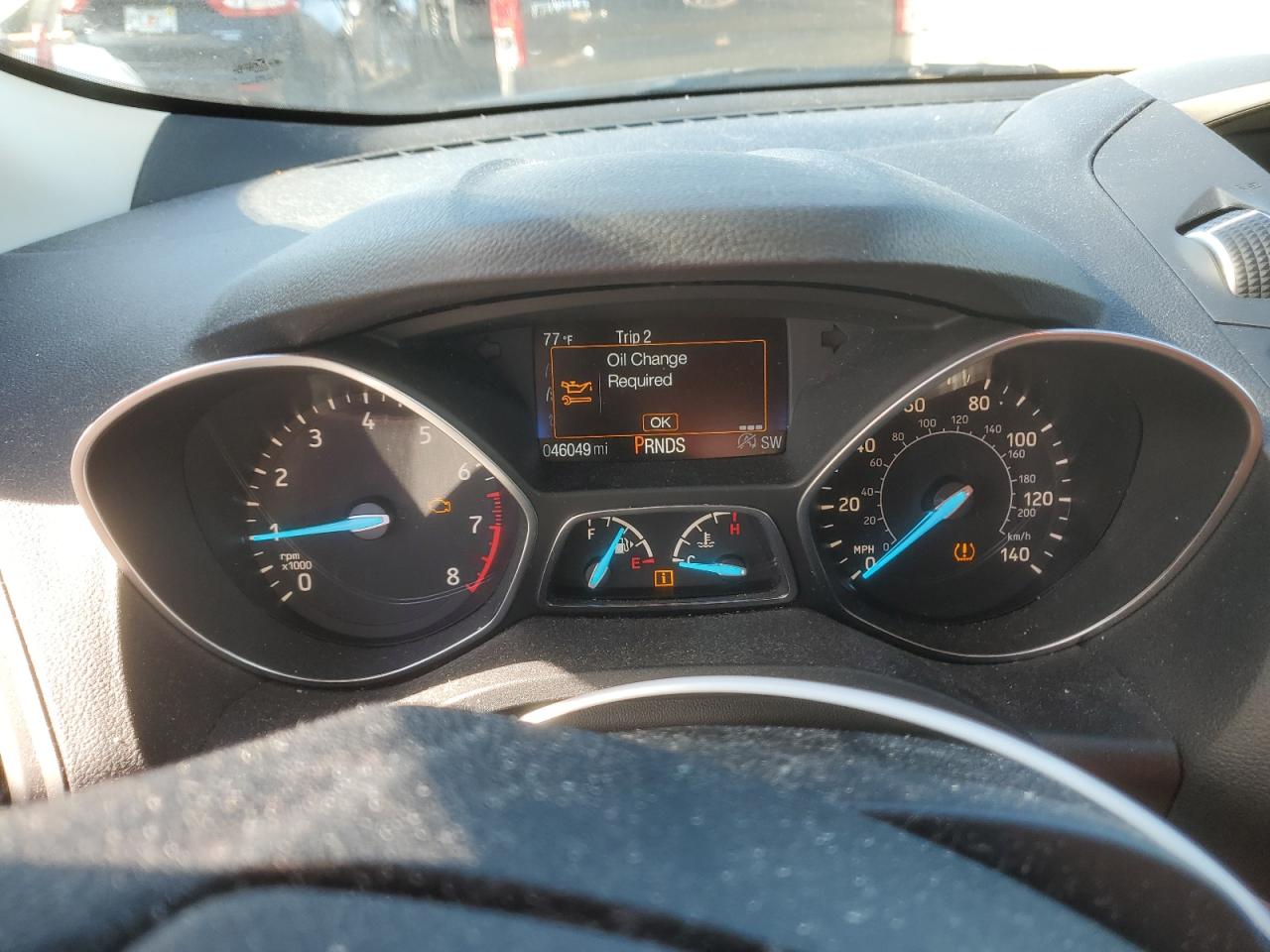 2017 Ford Escape VIN 1FMCU0G99HUD29768 Copart auction photo, normal wear damage thumbnail 9