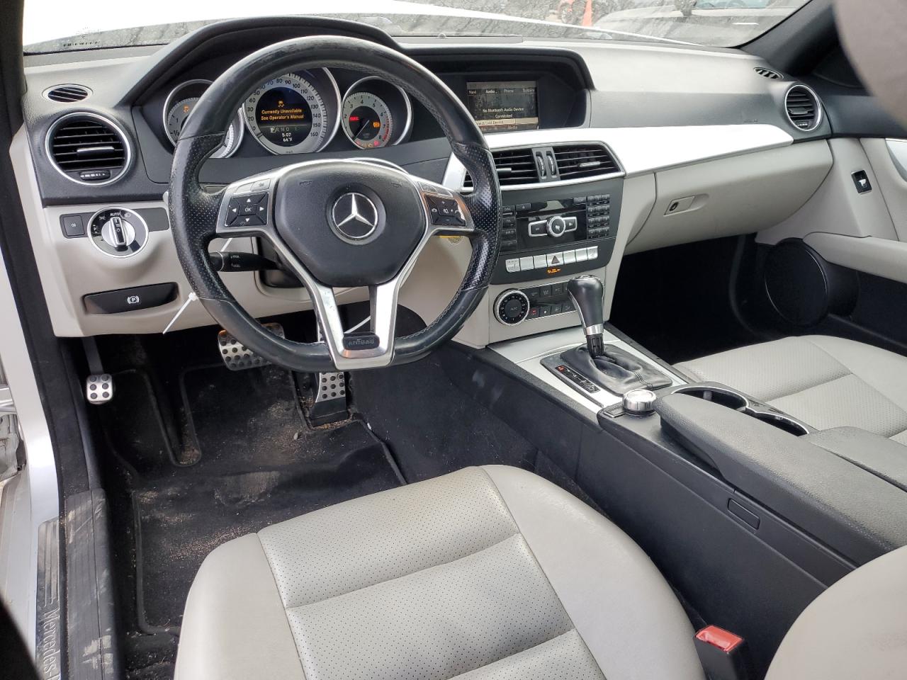 2014 Mercedes-Benz C-klasse VIN WDDGF4HB7EA950289 Copart auction photo, front end damage thumbnail 8