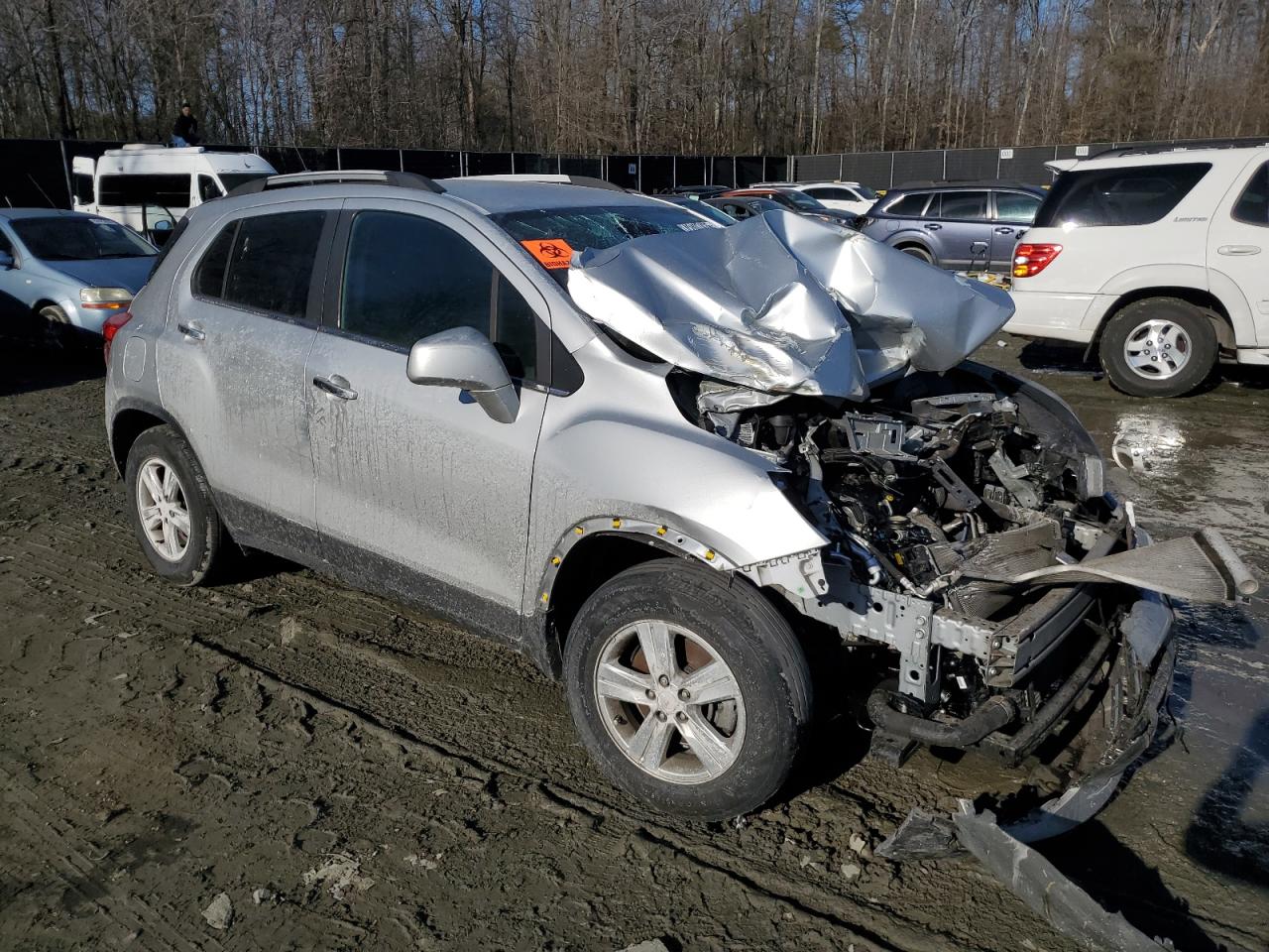 2020 Chevrolet Trax VIN KL7CJPSB9LB020478 Copart auction photo, front end damage thumbnail 4