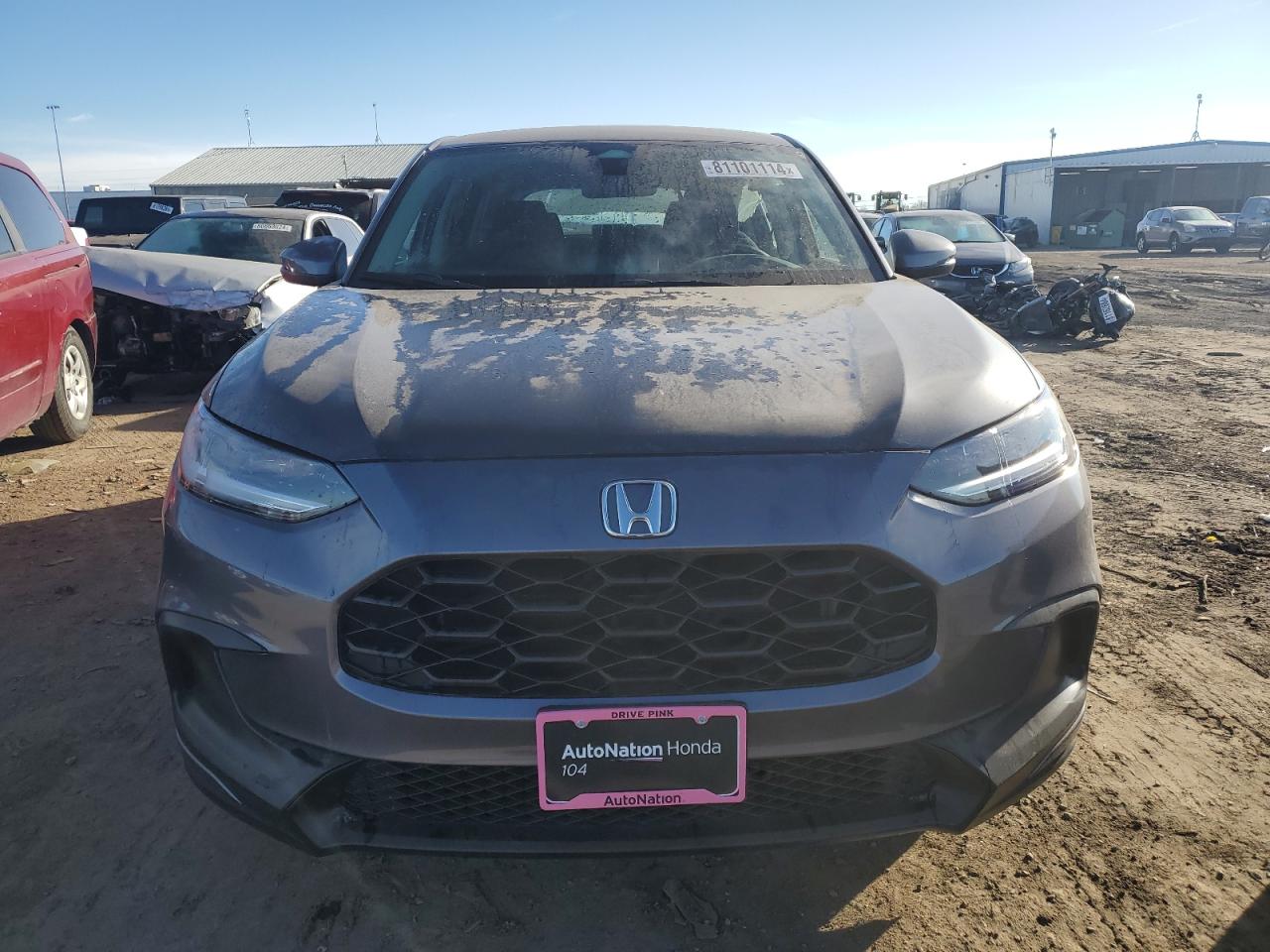 2023 Honda HR-V VIN 3CZRZ2H30PM744612 Copart auction photo, side / rear end damage thumbnail 5