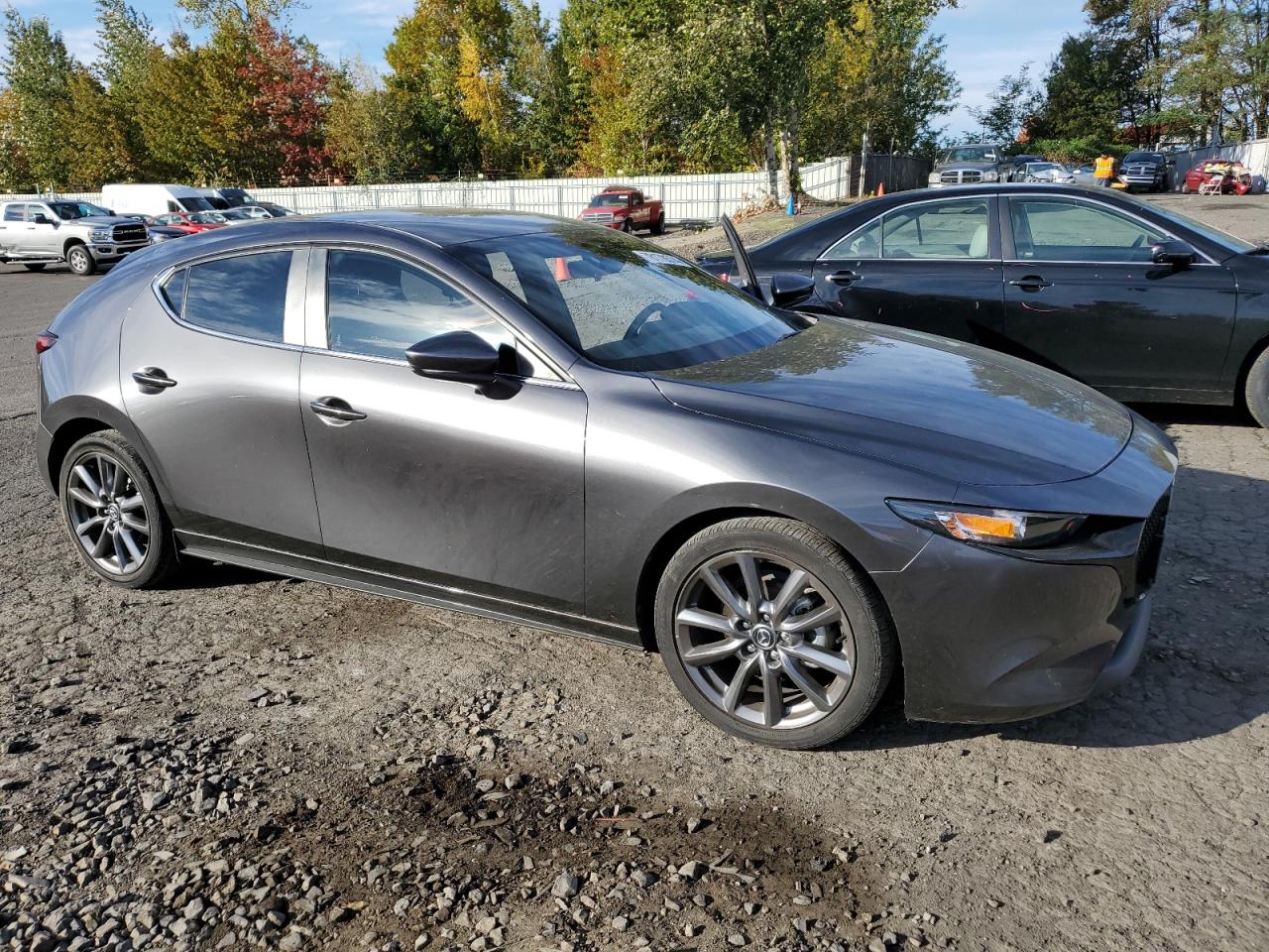 2020 Mazda 3 VIN JM1BPAMM1L1170616 Copart auction photo, side damage thumbnail 4