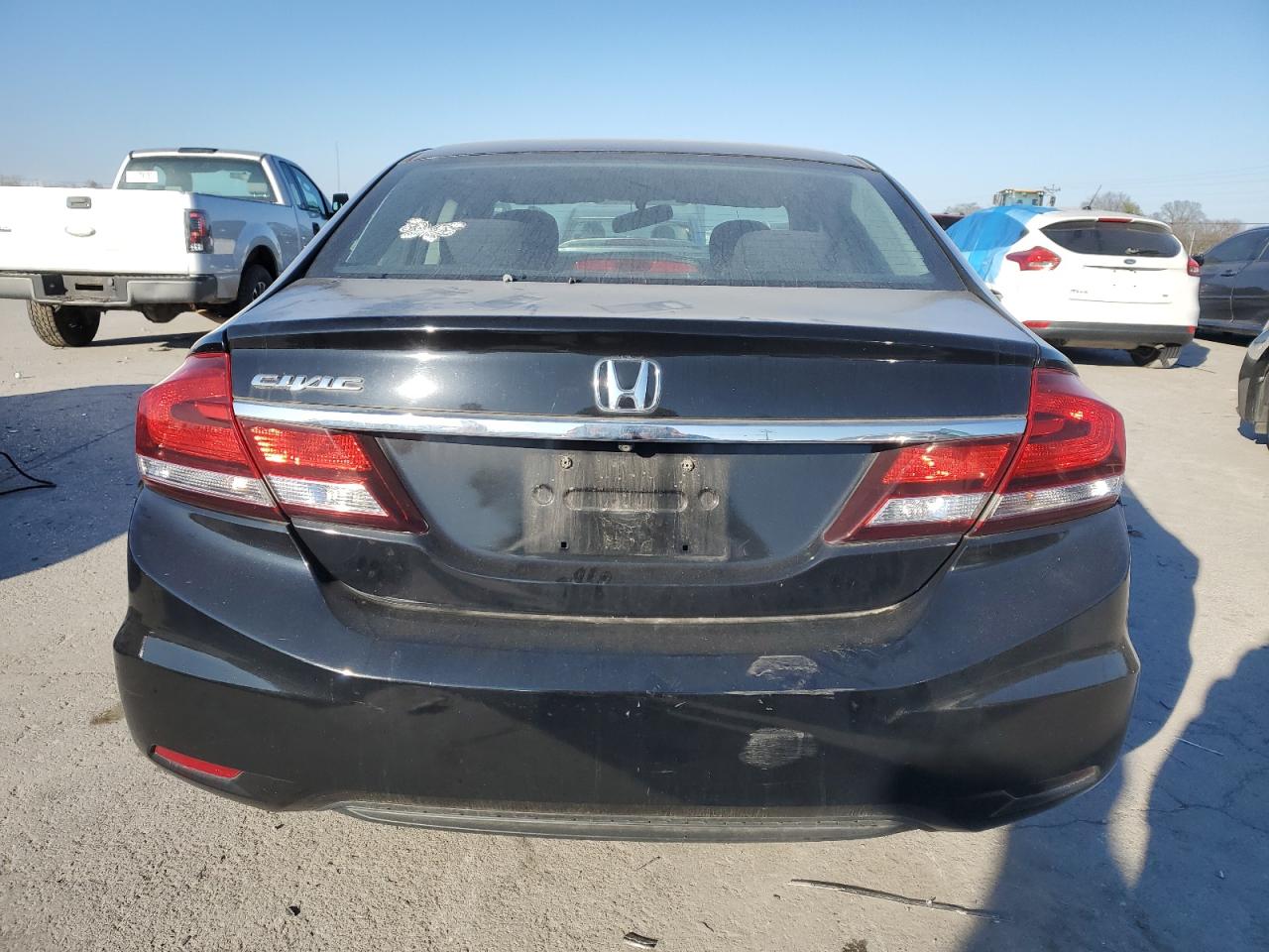 2014 Honda Civic VIN 2HGFB2F86EH522438 Copart auction photo, front end damage thumbnail 6