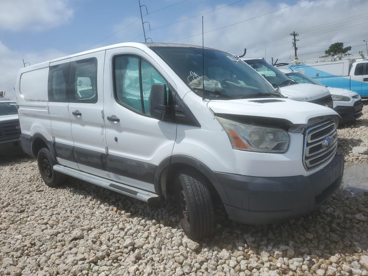 2016 Ford Transit VIN 1FTYR1ZM7GKA39199 Copart auction photo, front end damage thumbnail 4