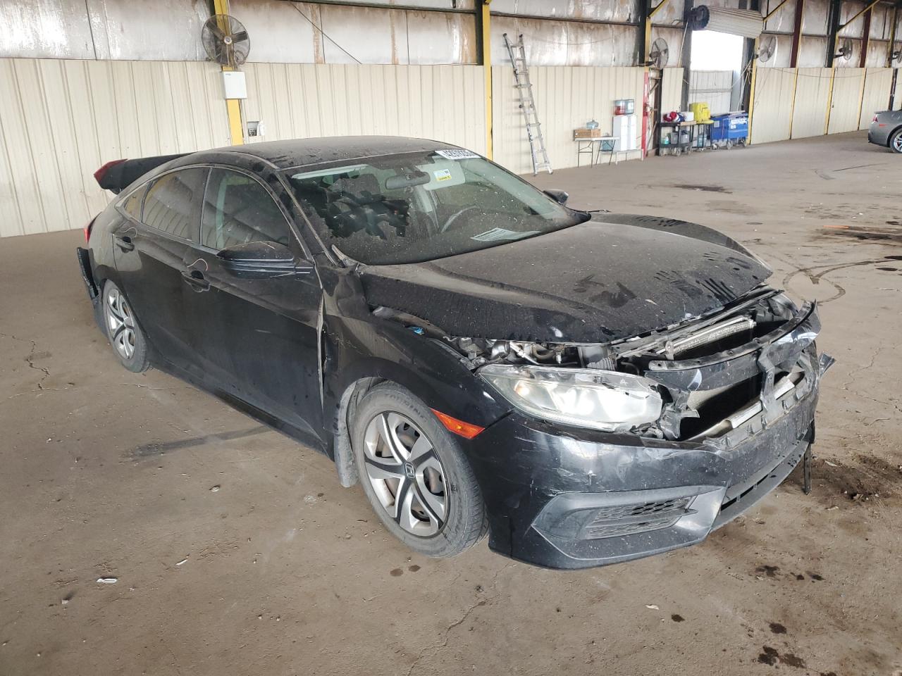 2018 Honda Civic VIN 19XFC2F52JE003815 Copart auction photo, rear end / front end damage thumbnail 4