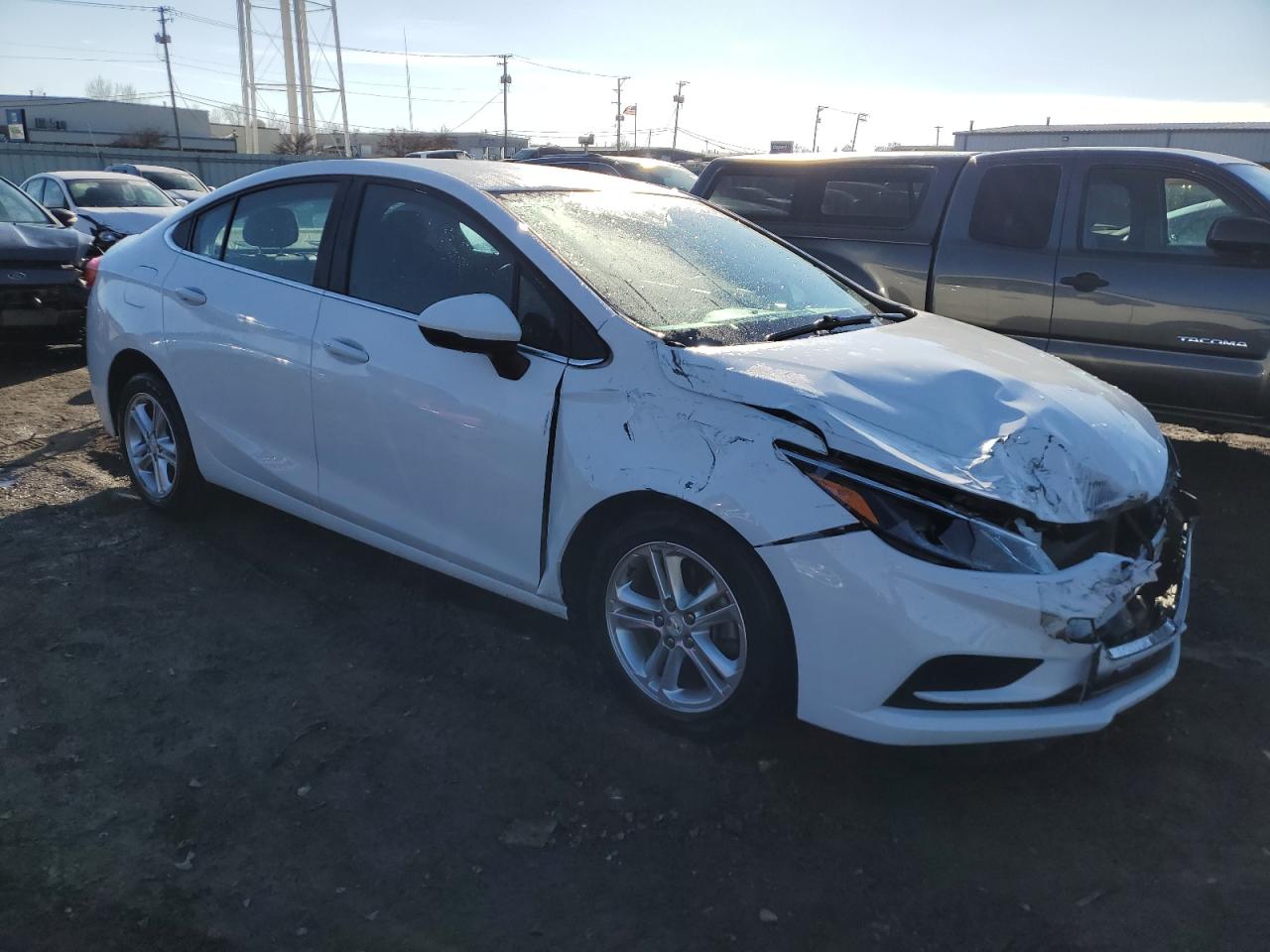 2016 Chevrolet Cruze VIN 1G1BE5SM0G7310795 Copart auction photo, front end / side damage thumbnail 4