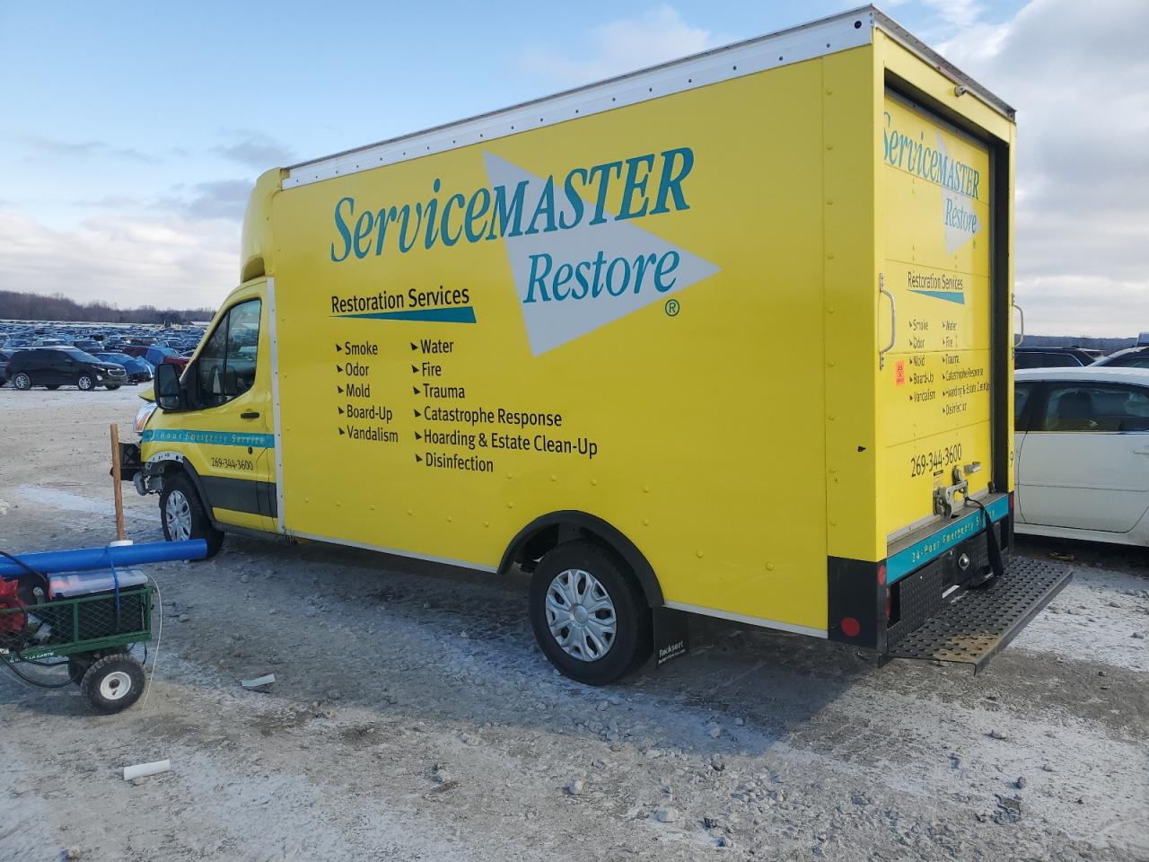 2021 Ford Transit VIN 1FDBW5P87MKA86025 Copart auction photo, front end damage thumbnail 2
