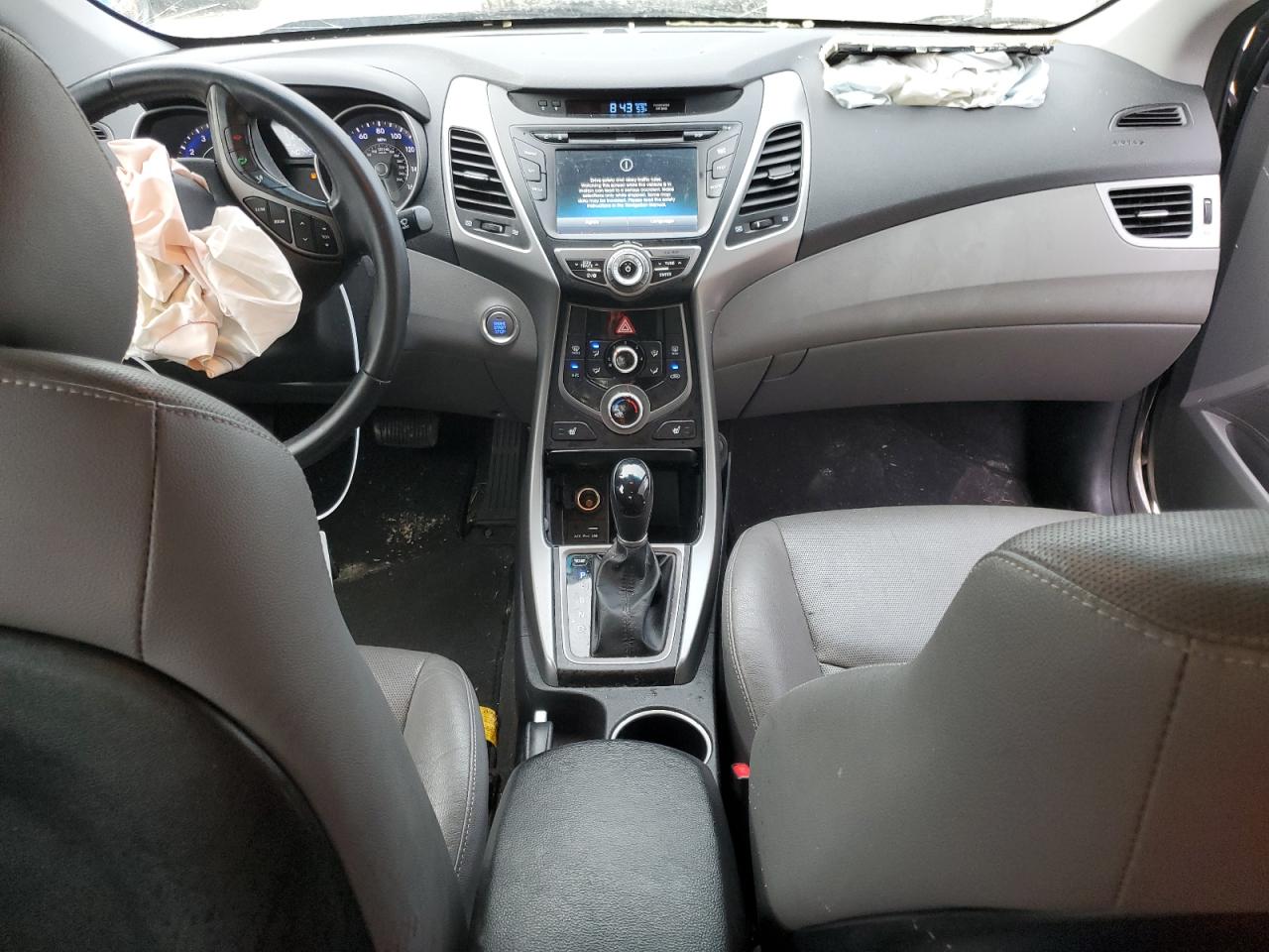 2014 Hyundai Elantra VIN KMHDH6AH5EU026736 Copart auction photo, front end damage thumbnail 8