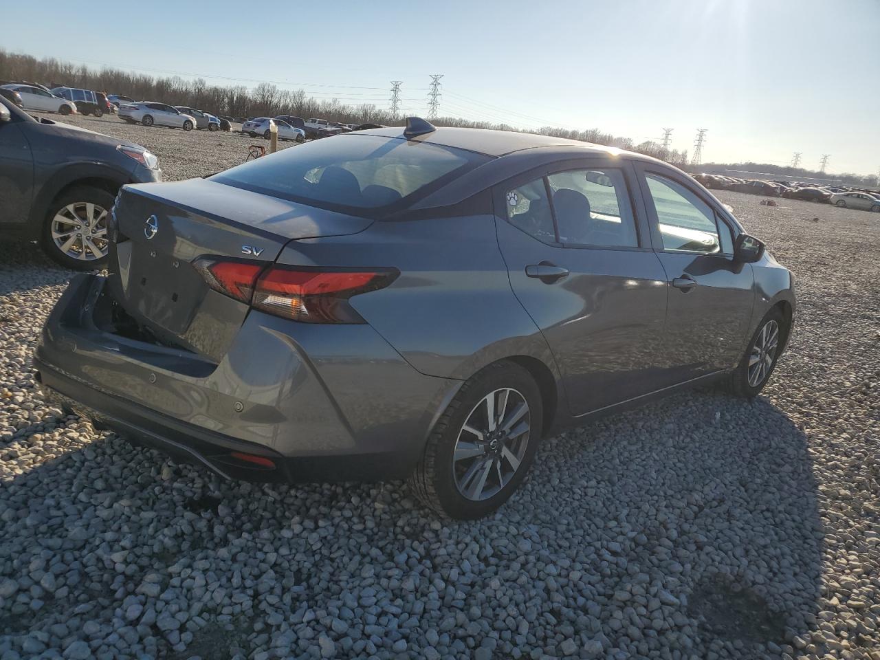 2020 Nissan Versa VIN 3N1CN8EV4LL841122 Copart auction photo, rear end damage thumbnail 3