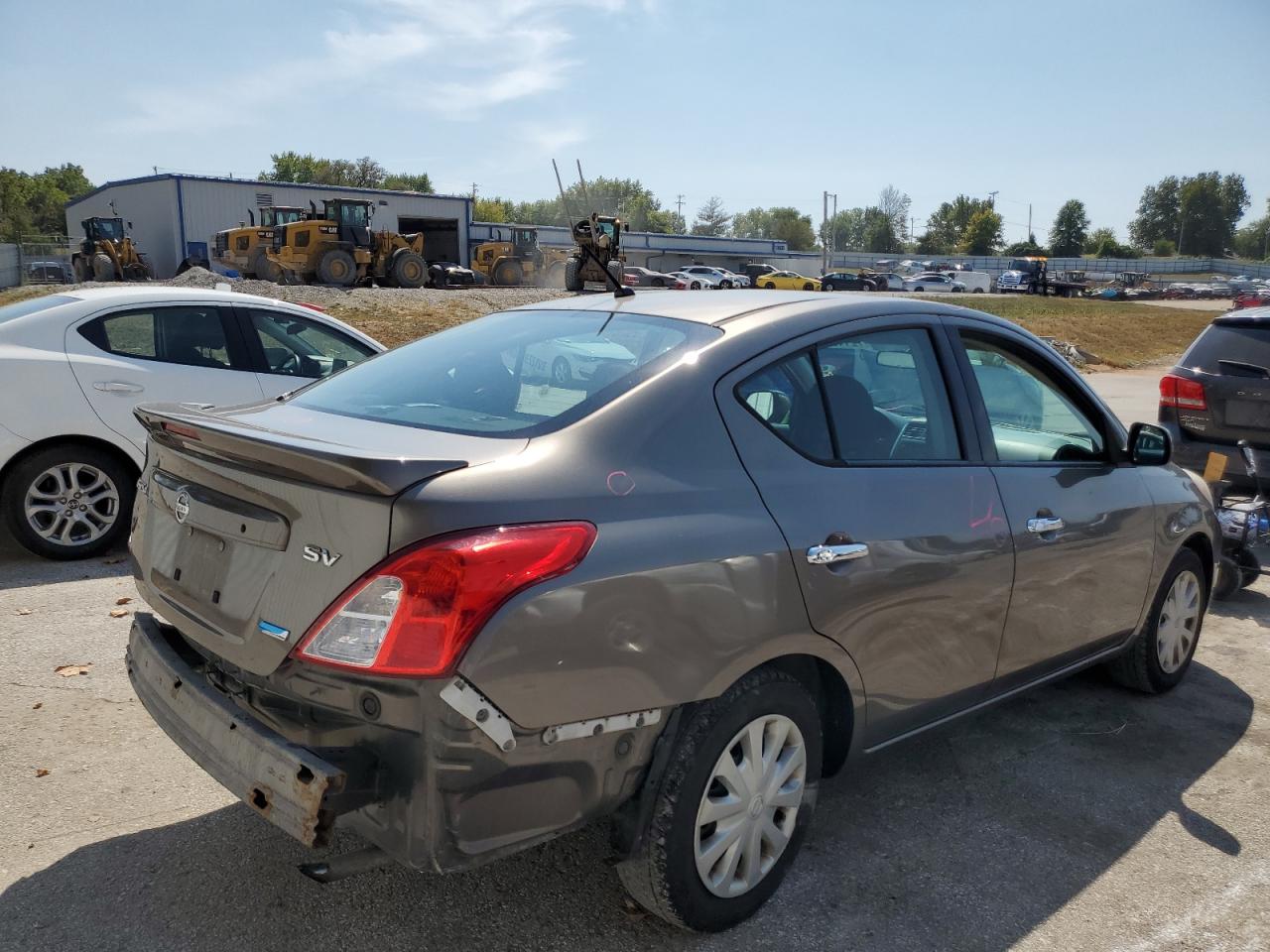 2014 Nissan Versa VIN 3N1CN7AP1EK462198 Copart auction photo, rear end / front end damage thumbnail 3