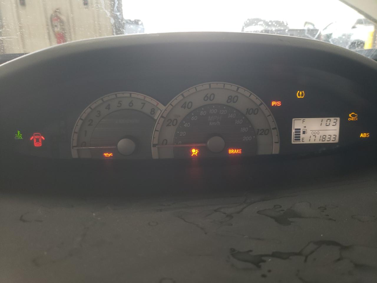 2008 Toyota Yaris VIN JTDBT923881232265 Copart auction photo, front end damage thumbnail 9