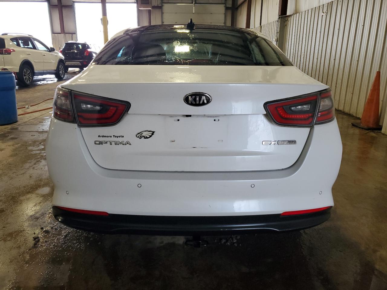 2014 KIA Optima VIN KNAGN4AD4E5076238 Copart auction photo, front end damage thumbnail 6