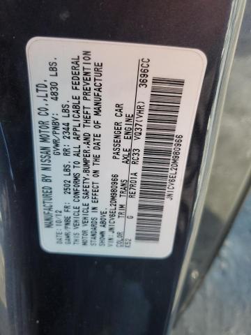 2013 Infiniti G VIN JN1CV6EL2DM980966 Copart auction photo, front end damage thumbnail 12