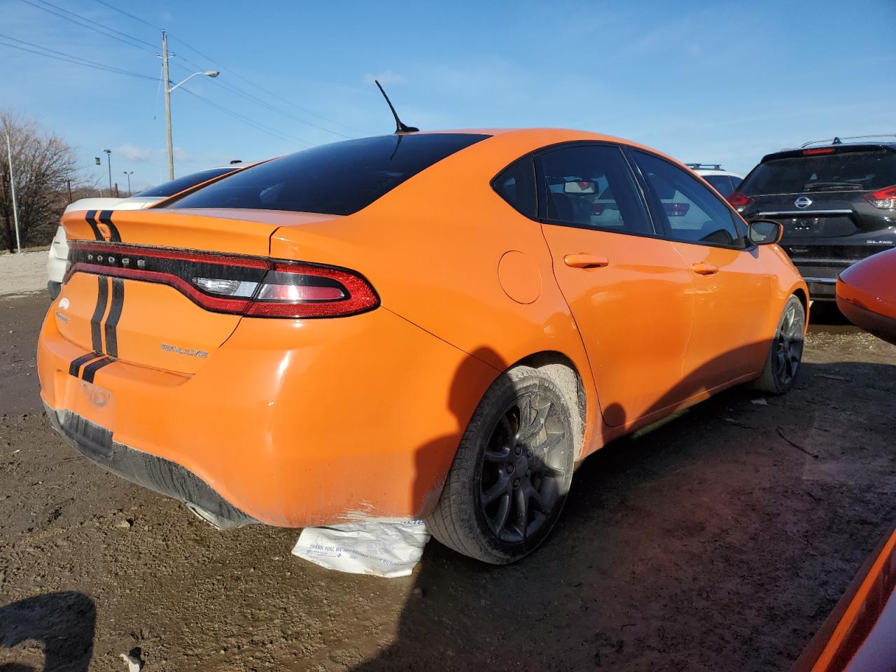 2013 Dodge Dart VIN 1C3CDFBA6DD342291 Copart auction photo, front end / minor dent/scratches damage thumbnail 3