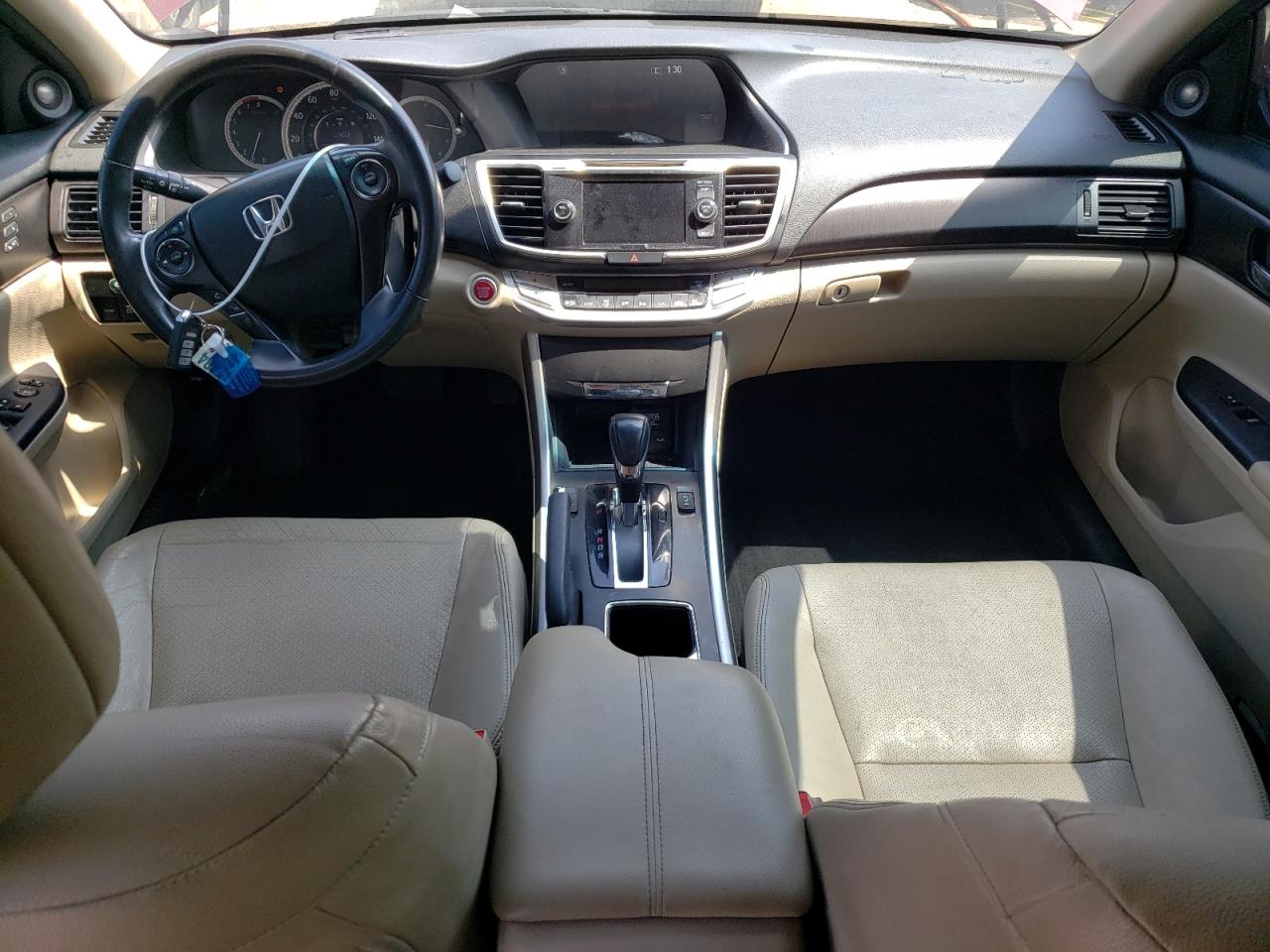 2015 Honda Accord VIN 1HGCR3F8XFA032590 Copart auction photo, rear end / side damage thumbnail 8